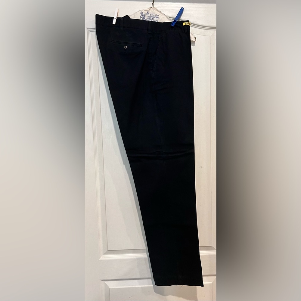 POLO Ralph Lauren Men Black Chino 36/34 Flat Front Straight Leg Relaxed Fit